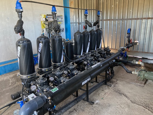 Filtración automática con discos autolimpiantes asistido con y aire comprimido en la SCA La Misericordia de Torreperogil. Filtración automática con discos autolimpiantes asistido con y aire comprimido en la SCA La Misericordia de Torreperogil.